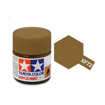 TAMIYA XF-72 BROWN - ACRYLIC PAINT MINI (FLAT) 10ML